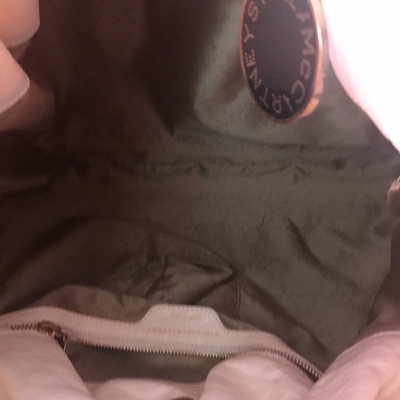 Stella McCartney XL Hobo Bag White Vegan Leather Oversized Designer - Picture 8 of 14